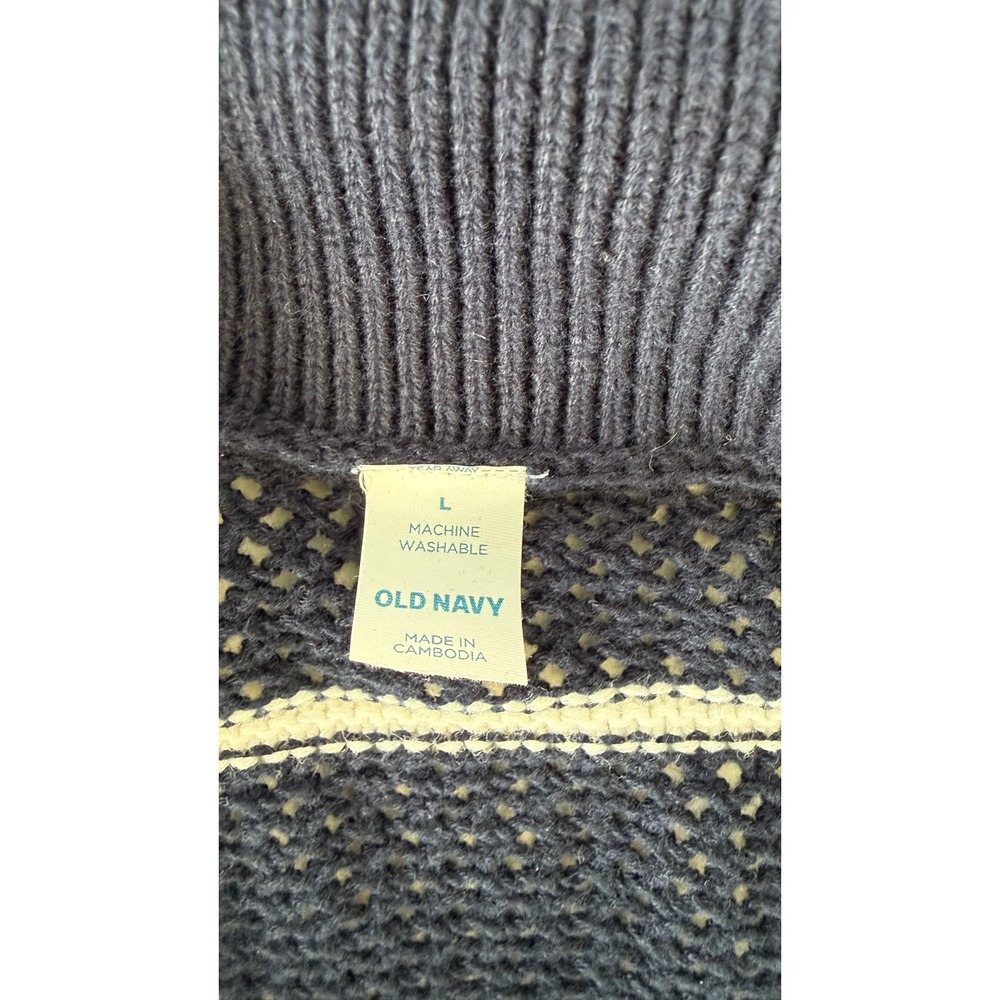 Old Navy Womens Crochet Knit Polo Sweater Lot 2 Short Sleeve Large - Picture 13 of 13